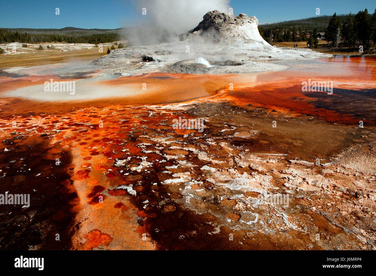 park national eruption geology geyser mineral brown brownish