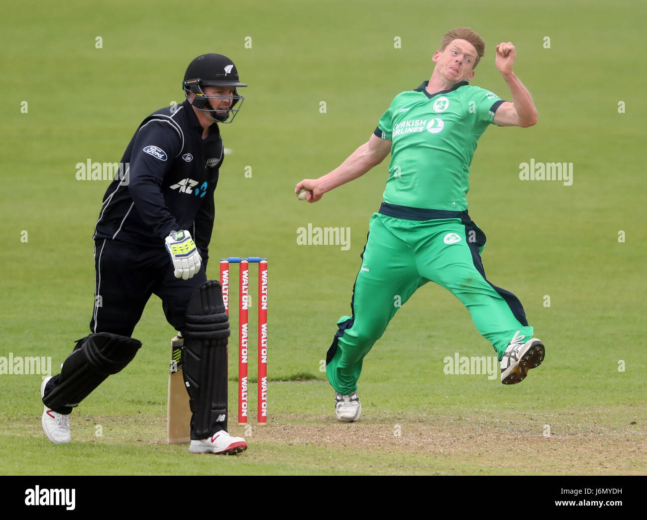 Ireland's Craig Young during the One Day International Tri Nations
