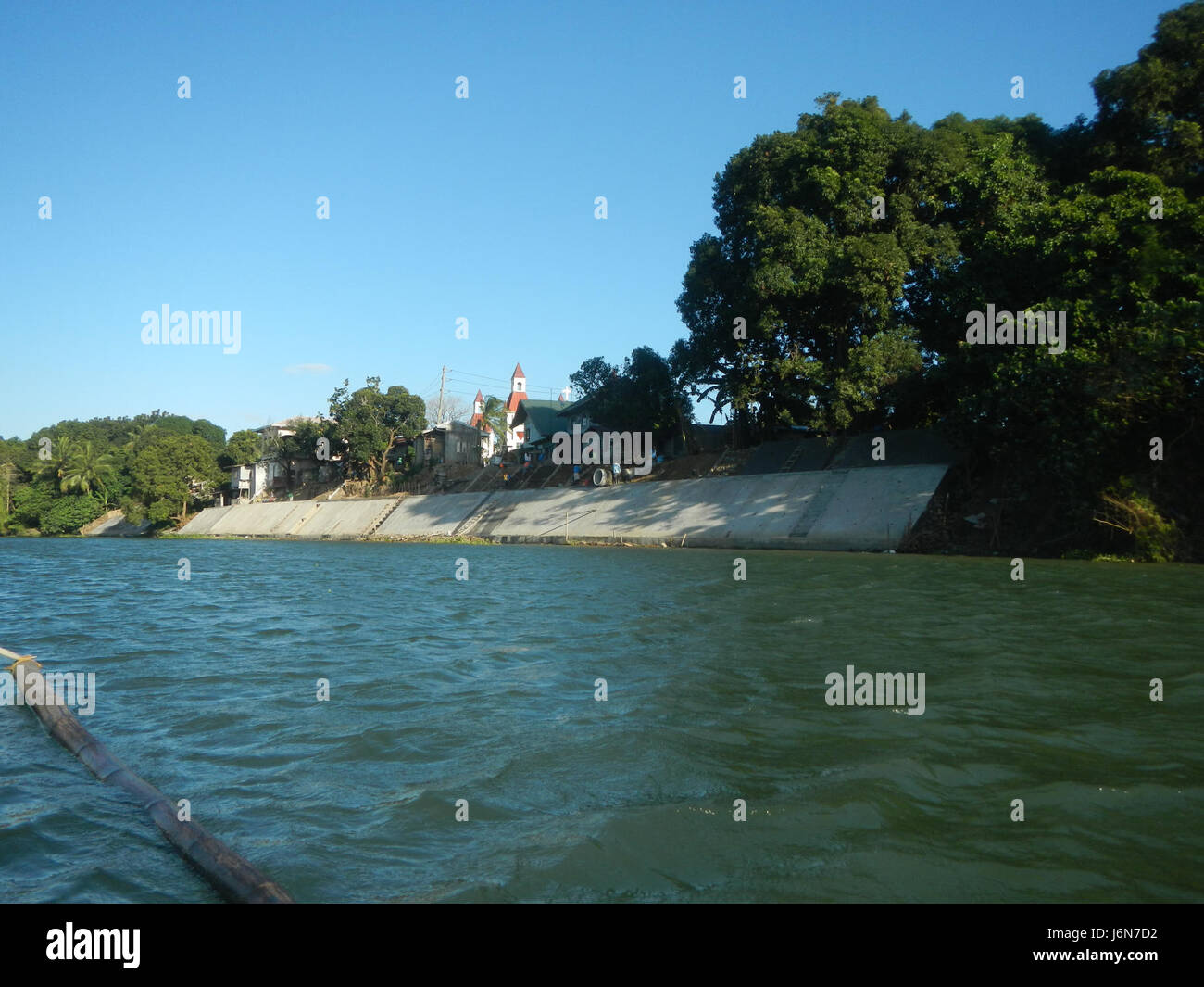 The riprap construction along the Pulilan Plaridel Riverbanks, part of ...
