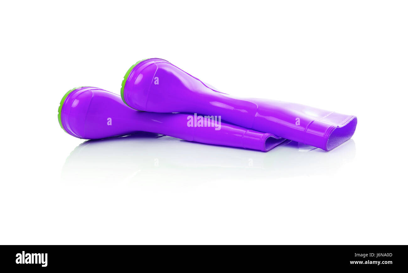 Rubber boots isolate Stock Photo Alamy