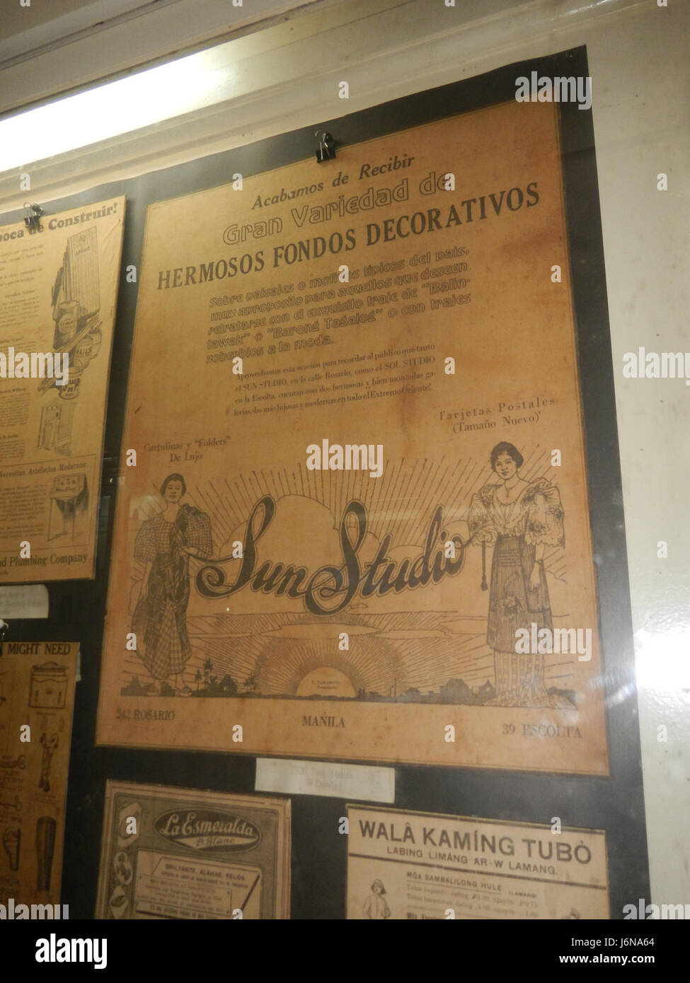 09366 Escolta Museum Exhibit Hall Edificio Calvo Binondo, Manila  14 Stock Photo
