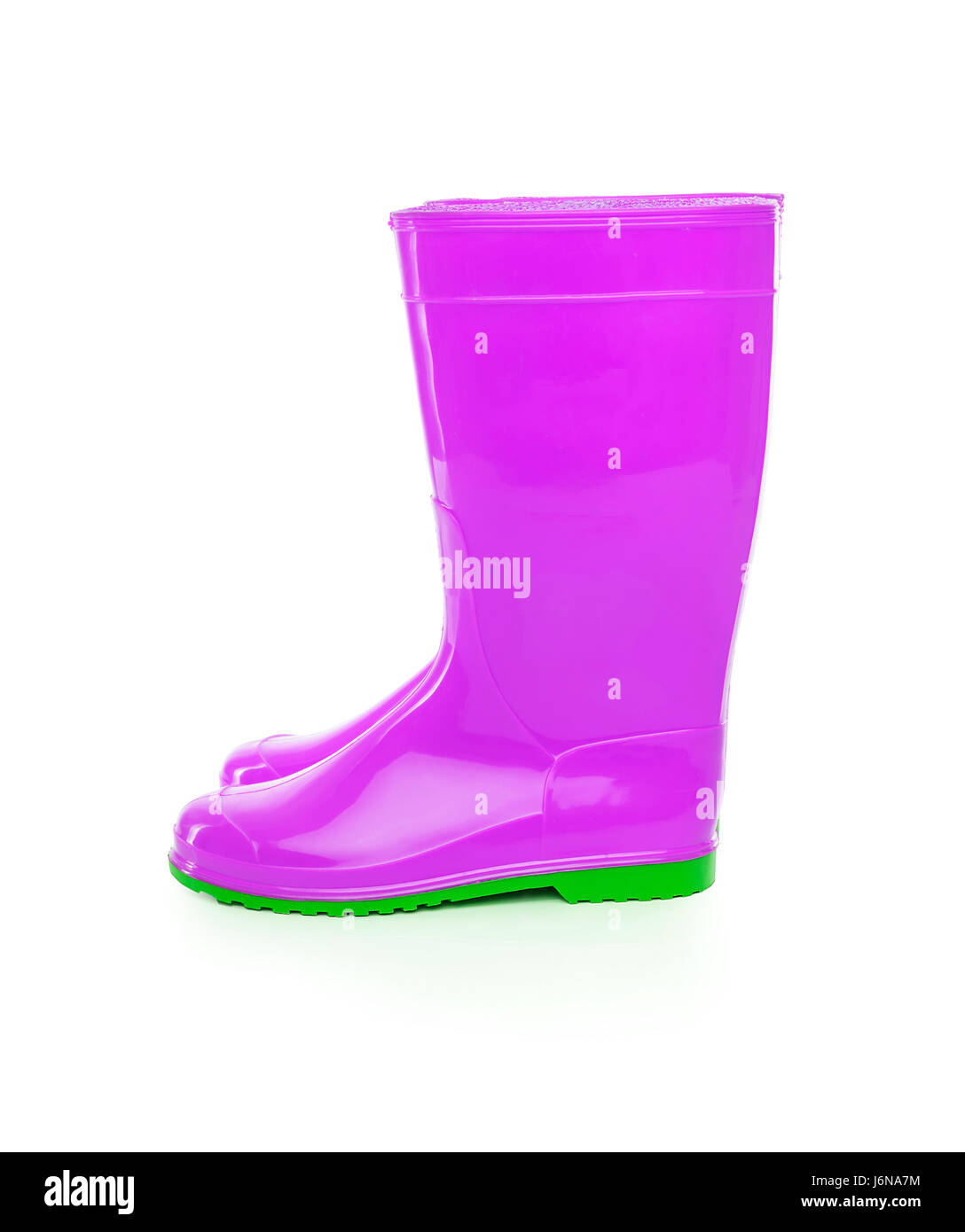 Rubber boots isolate Stock Photo Alamy