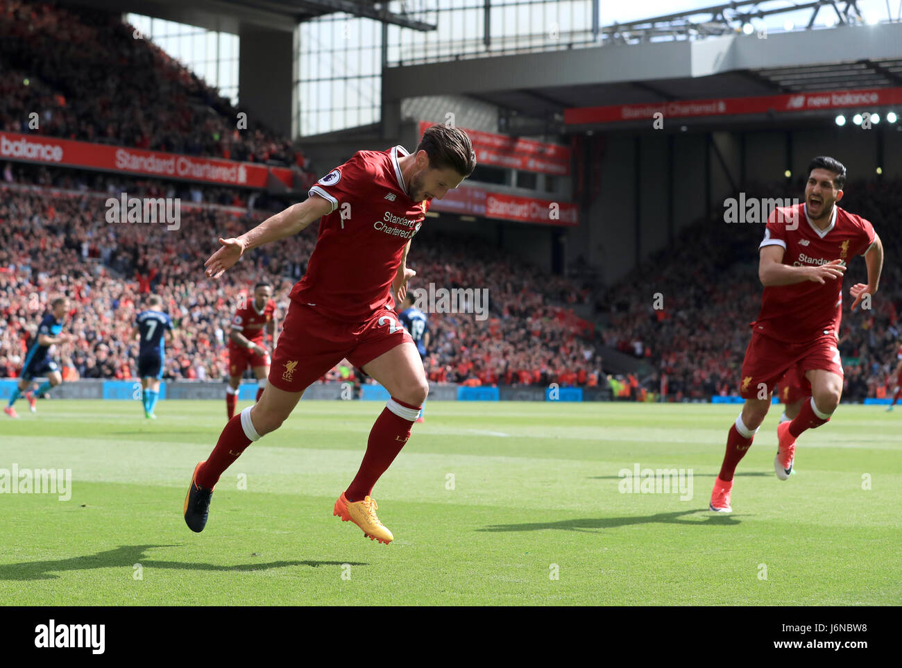 Liverpools Emre Can Celebrates Scoring Hi-res Stock Photography And ...