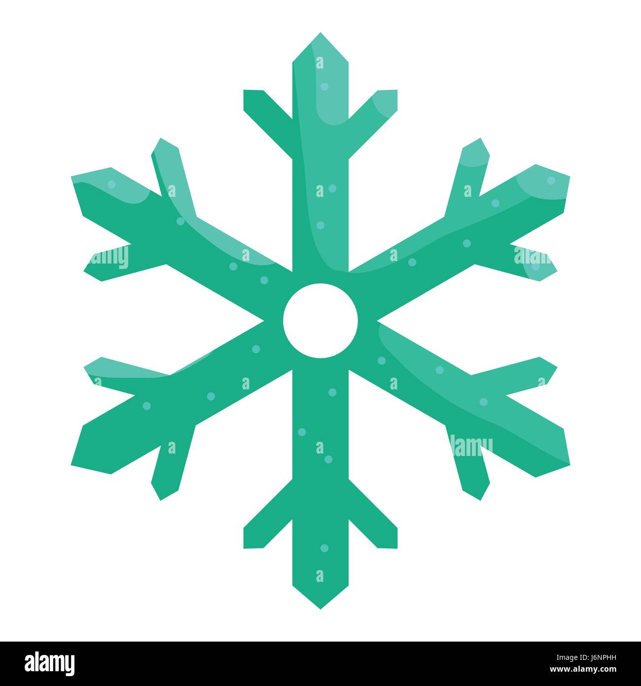 Snowflake icon, cartoon style Stock Vector Image & Art - Alamy