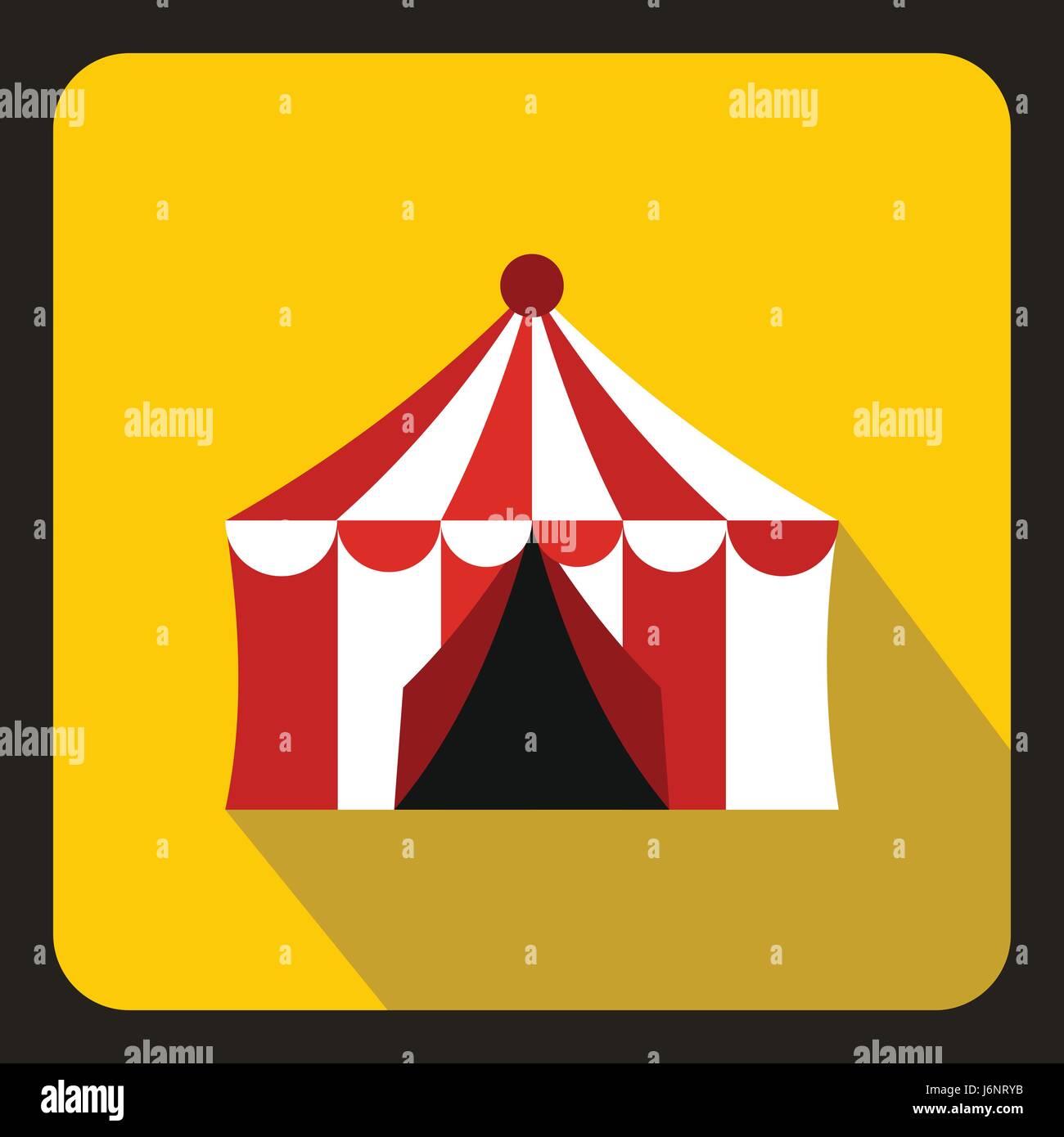 Circus tent icon, flat style Stock Vector Image & Art - Alamy