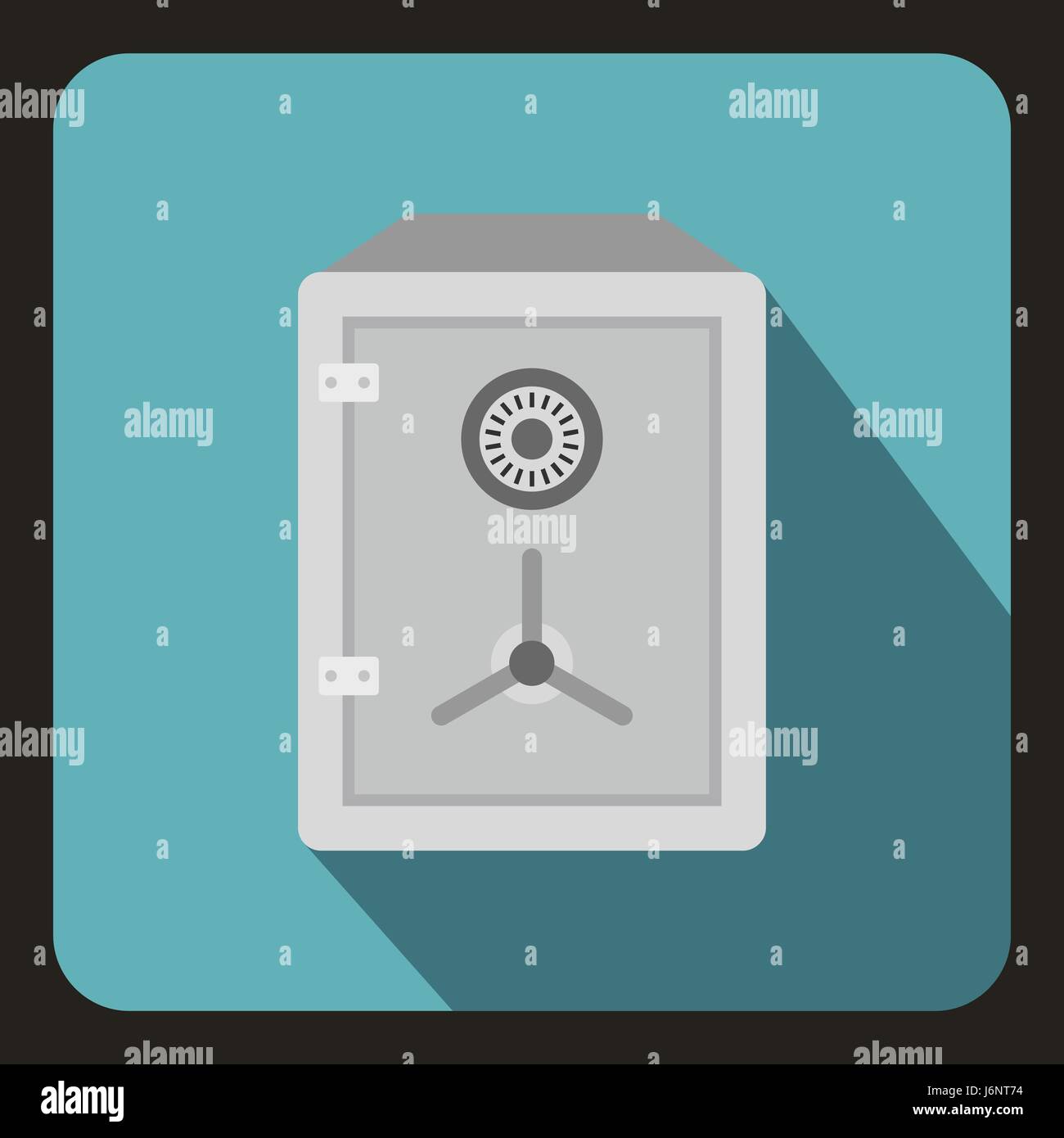 Safe icon in flat style Stock Vector Image & Art - Alamy