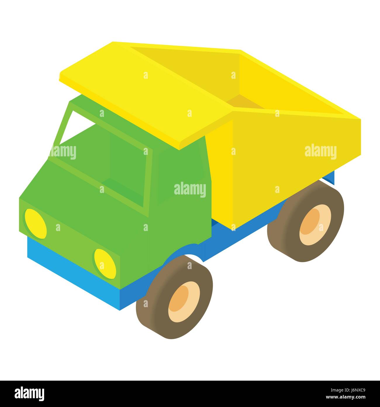 Toy truck icon, cartoon style Stock Vector Image & Art Alamy