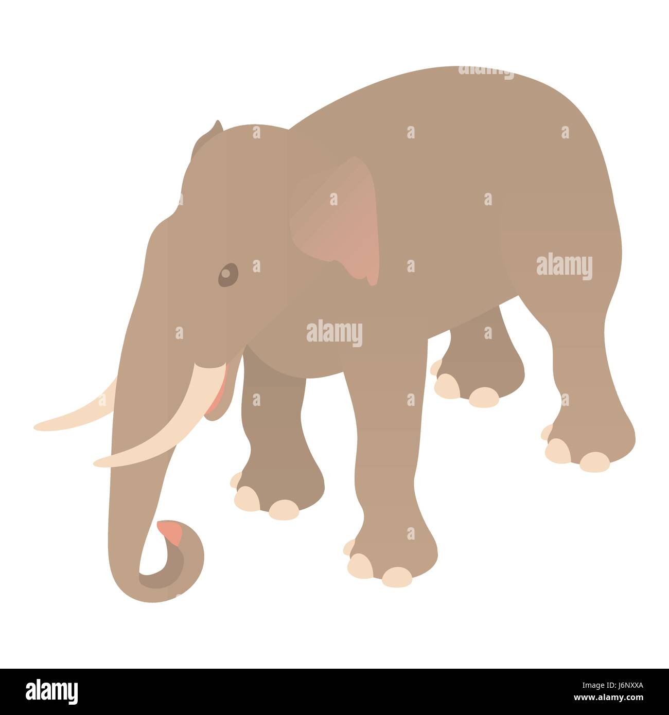 Elephant Head Cartoon Stock Photos & Elephant Head Cartoon Stock Images