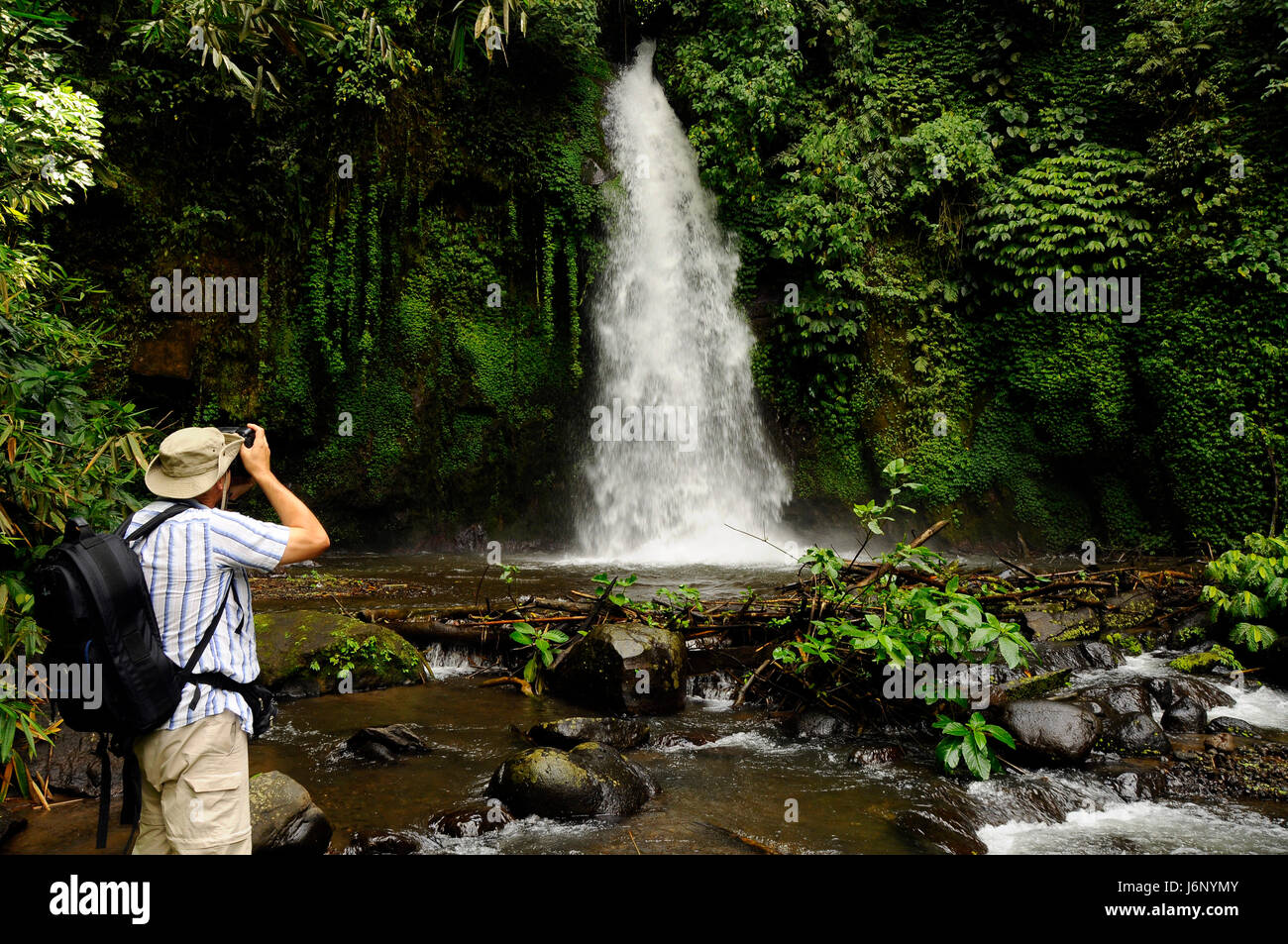 waterfall in bali Stock Photo - Alamy