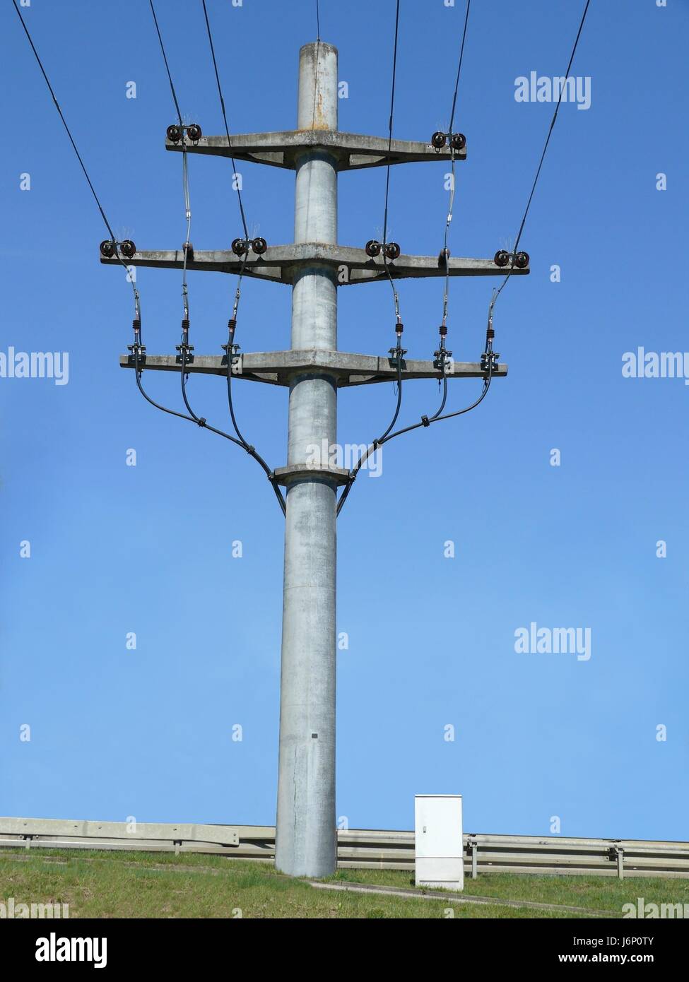 concrete pole Stock Photo