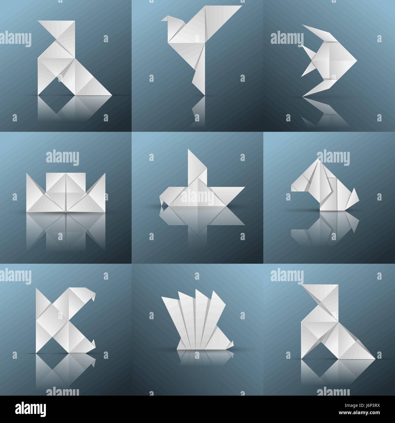 Frank Worthley agitación Incierto Origami icon. Ship. pajarita, pigeon, fish, piranha, ship, dog Stock Vector  Image & Art - Alamy