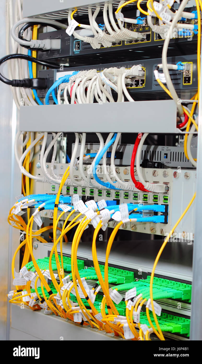 cable optical fiber current conduction office