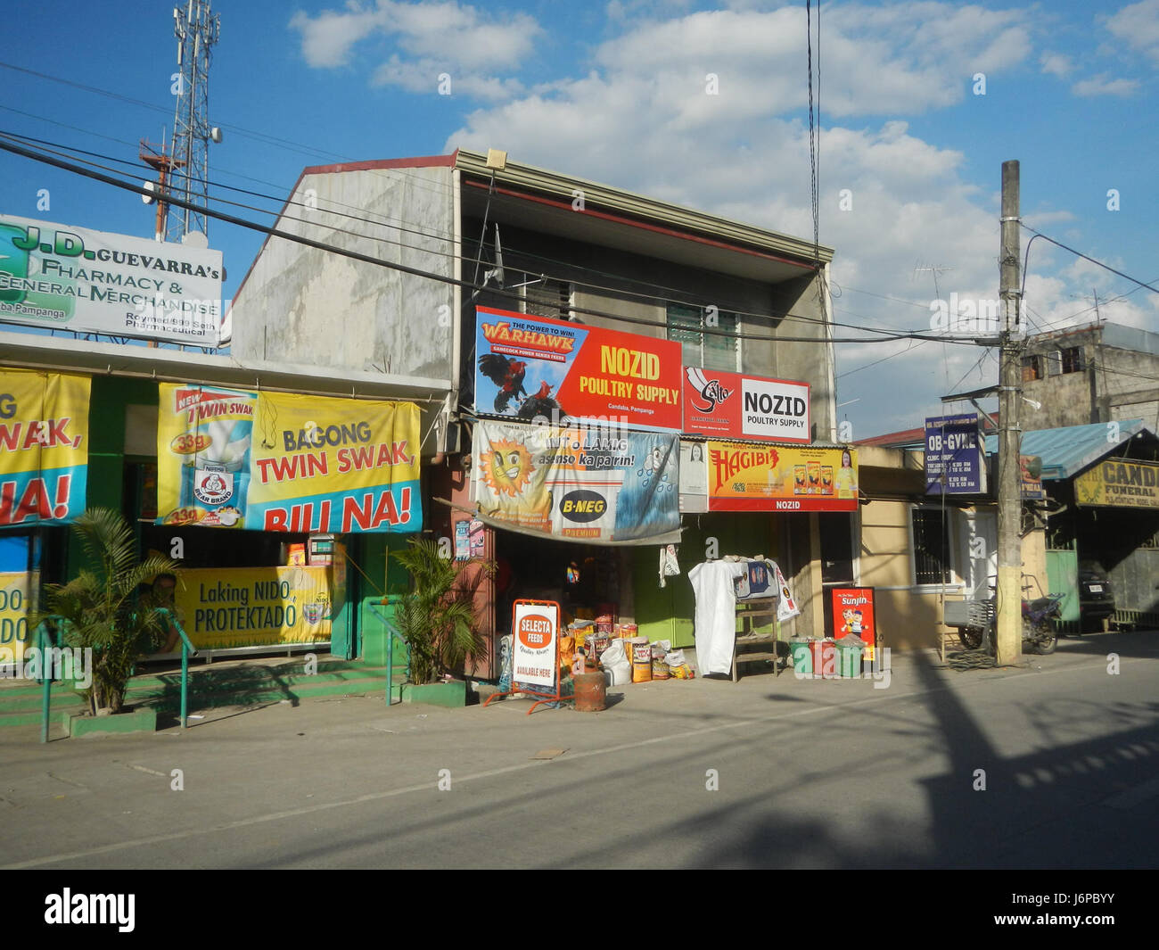 A view of Candaba Town Proper in Pampanga, showcasing the church and ...