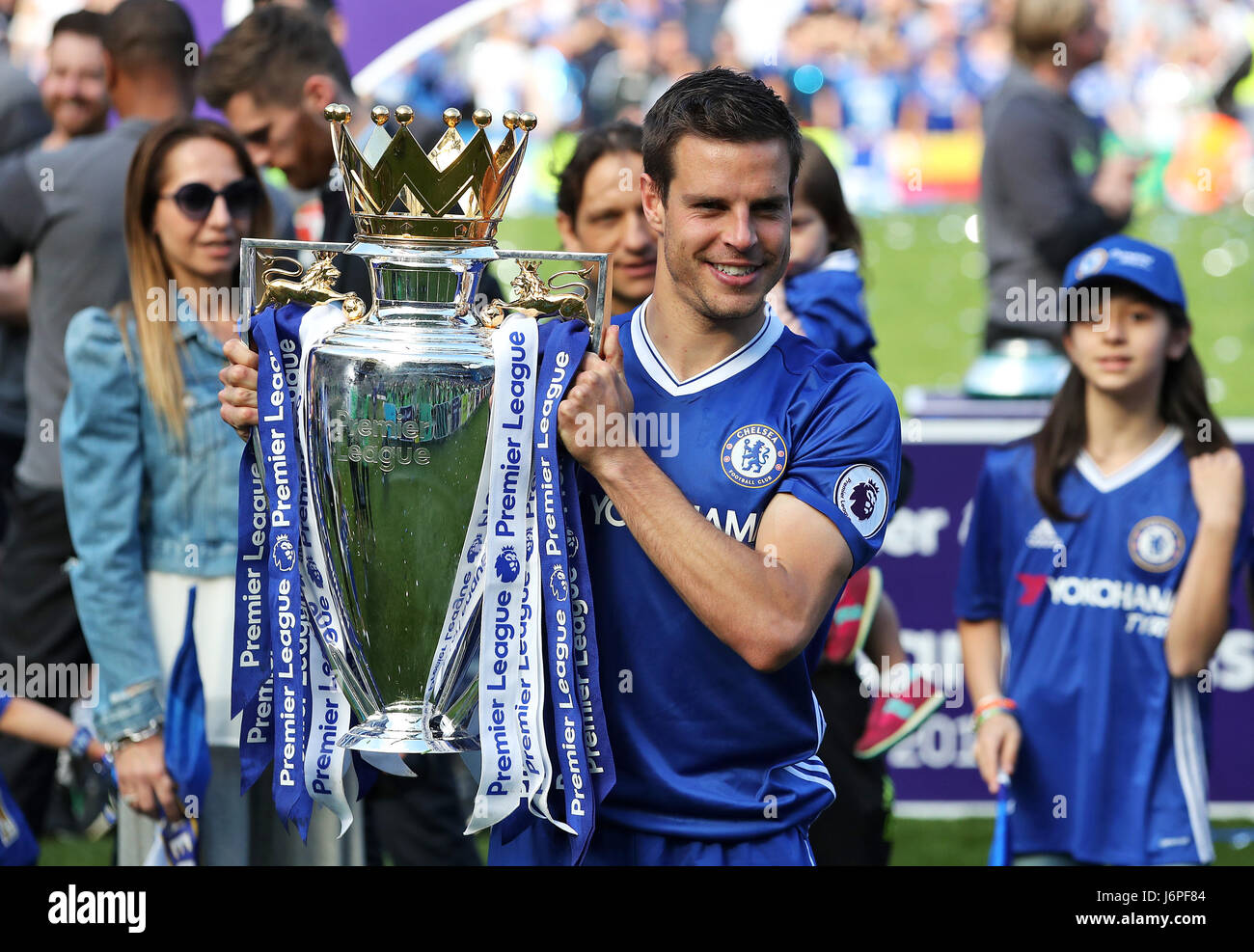 pic Azpilicueta Ucl Trophy https www alamy com stock photo chelseas cesar azpilicueta celebrates with the trophy after the premier 141865812 html