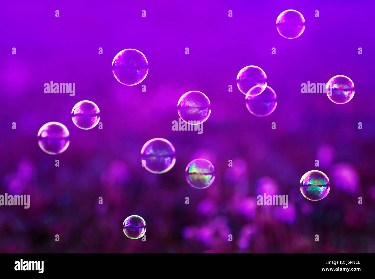 beautiful festive background with iridescent soap bubbles Stock Photo ...