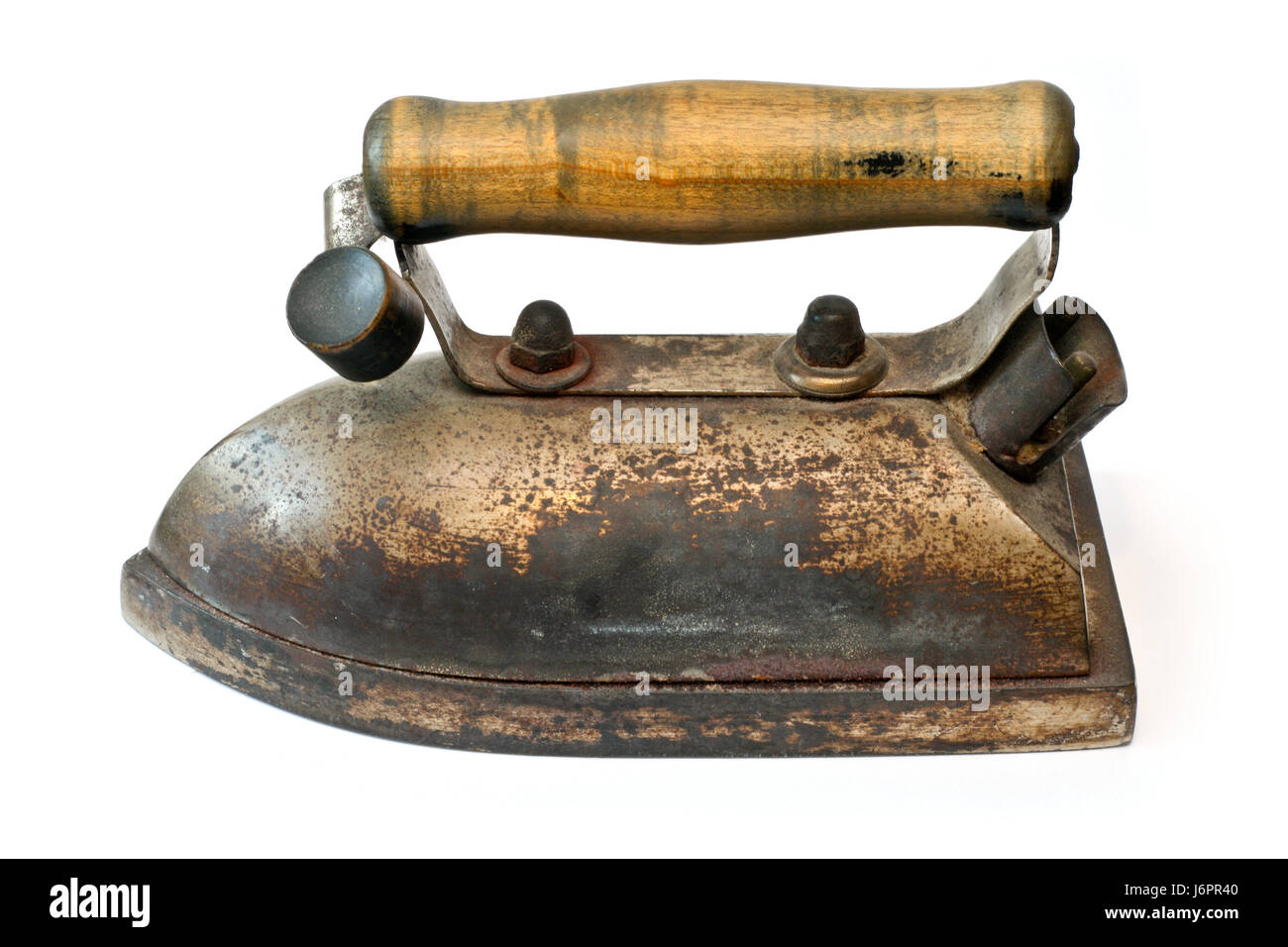 isolated vintage rusty iron retro old object isolated antique vintage