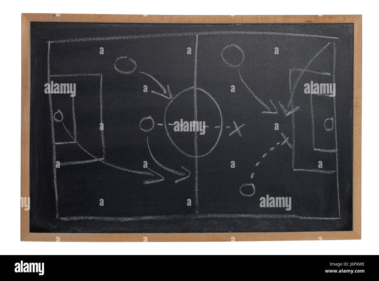 Football Notes Sports tactic board Cut Out Stock Images & Pictures - Alamy