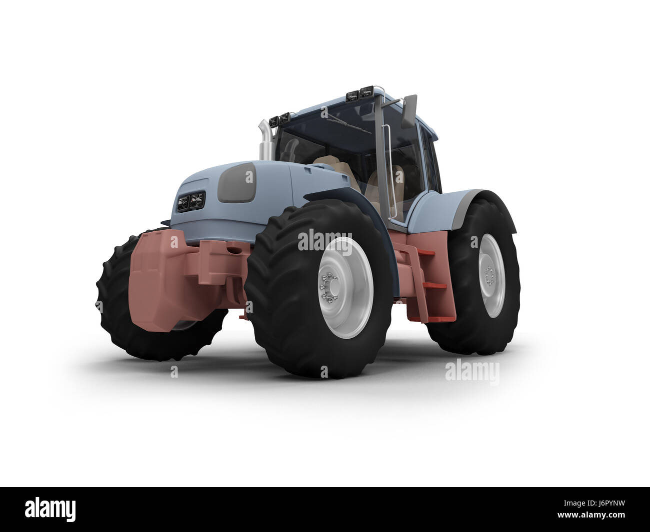 isolated industrial agriculture farming transport tractor truck lorry
