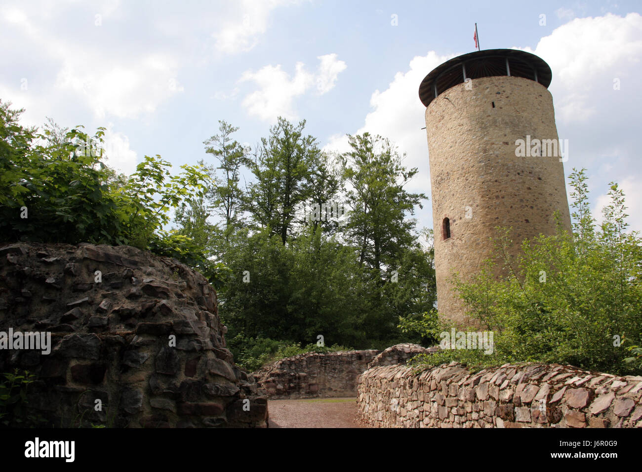 antique hesse chateau castle historical stone antique summer summerly ...