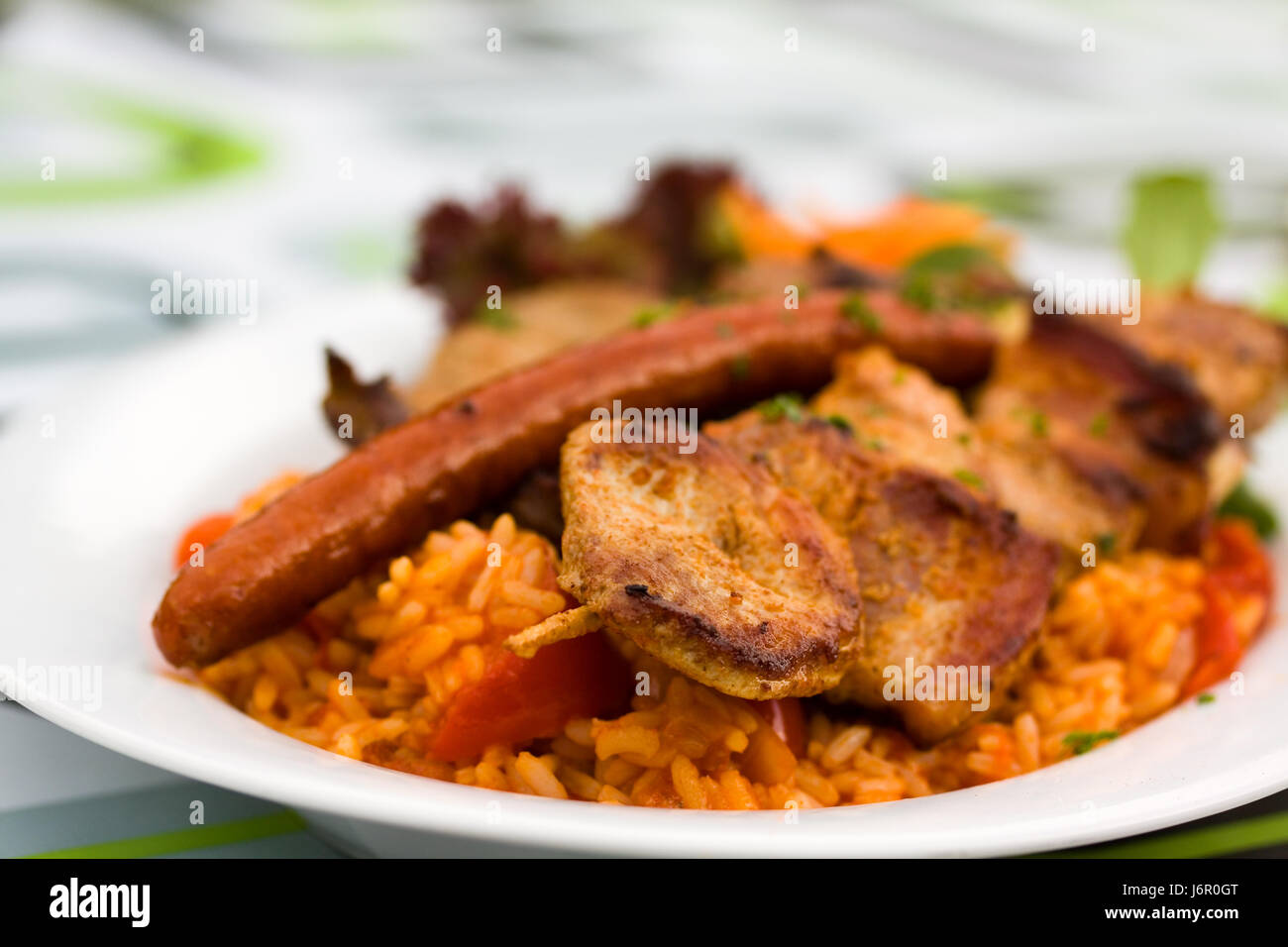 greek grill barbecue barbeque schnitzel grilled veal cutlet mixed grill