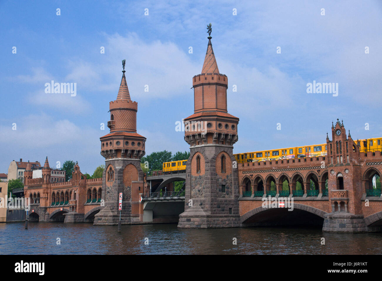 Arc In Berlin bridge arc berlin towers pre arcs river water brick traffic ...