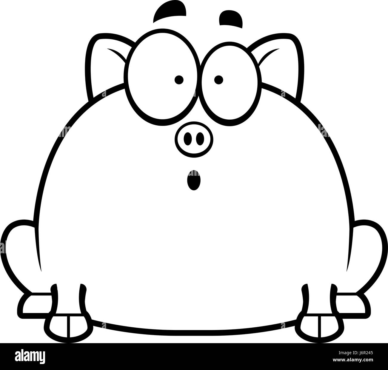 Surprised pig hi-res stock photography and images - Alamy