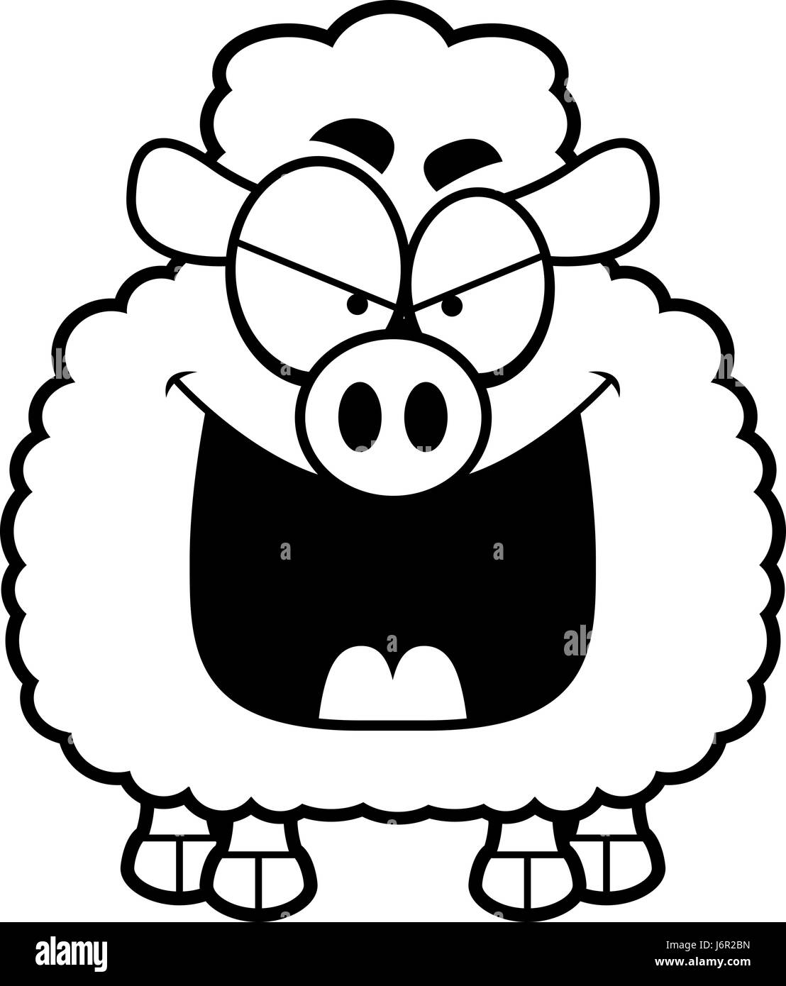 Sinister sheep Stock Vector Images Alamy