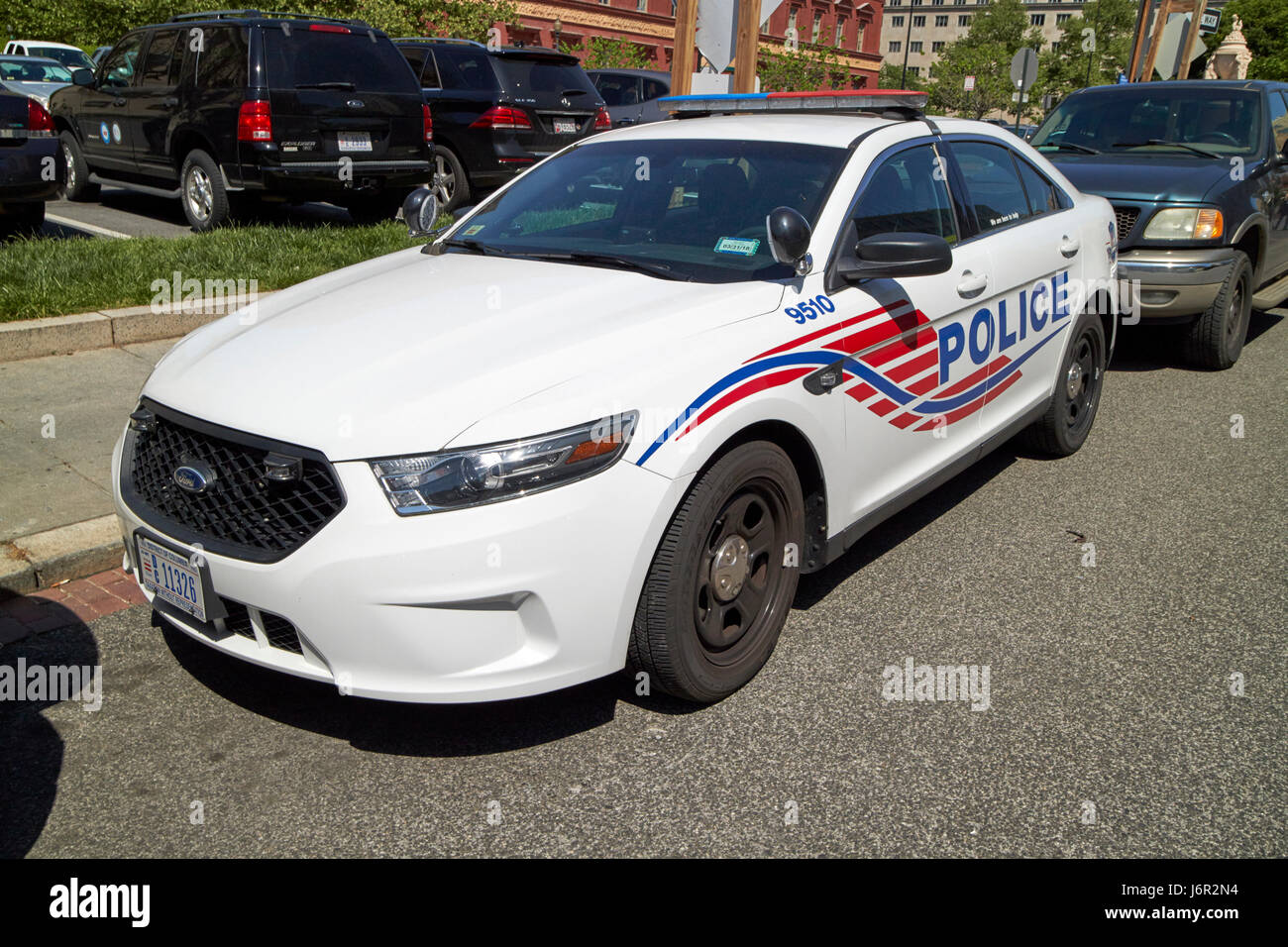 Washington DC metropolitan police patrol vehicle USA Stock Photo