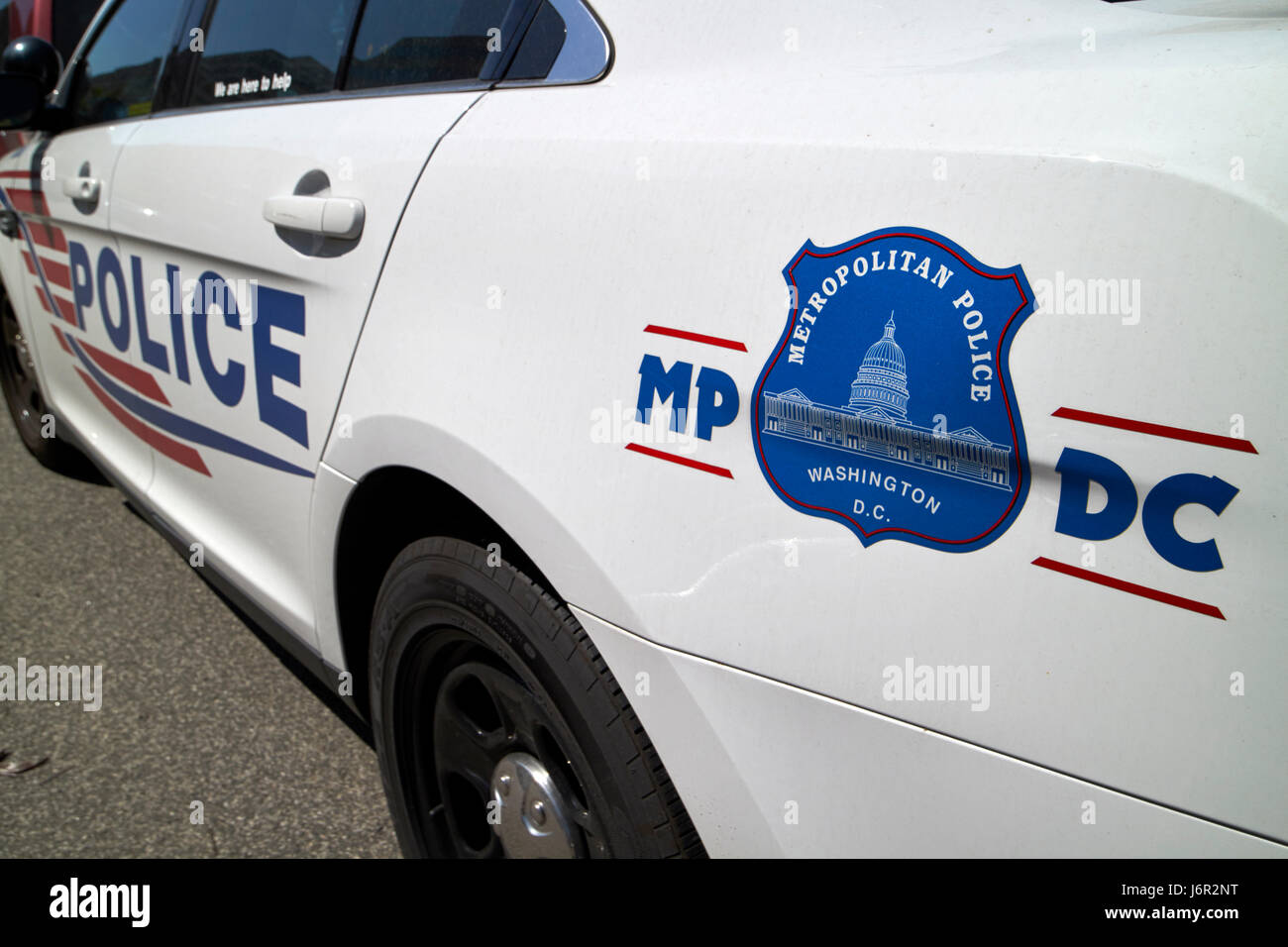 Washington DC metropolitan police patrol vehicle USA Stock Photo