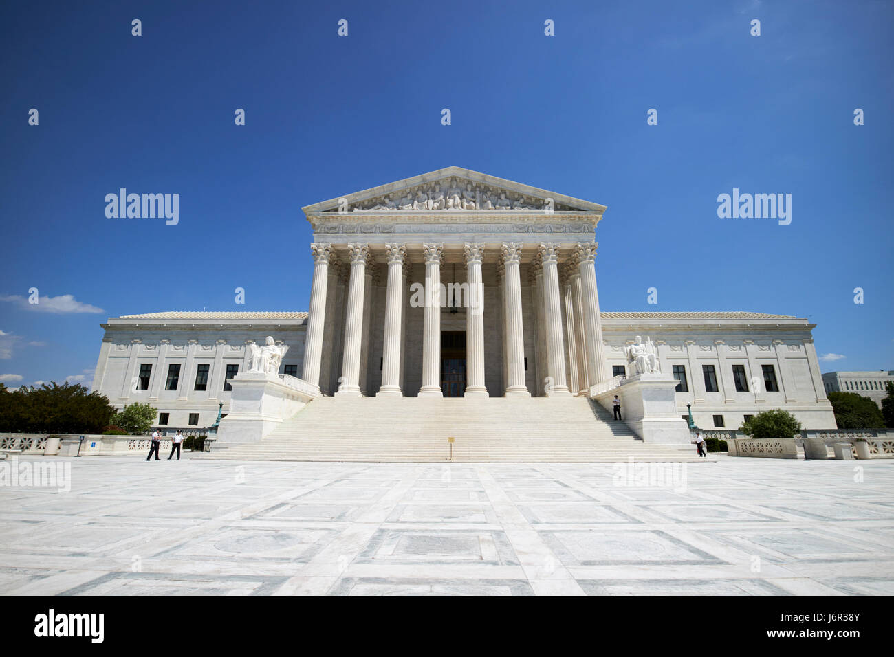 United States Supreme Court building Washington DC USA Stock Photo