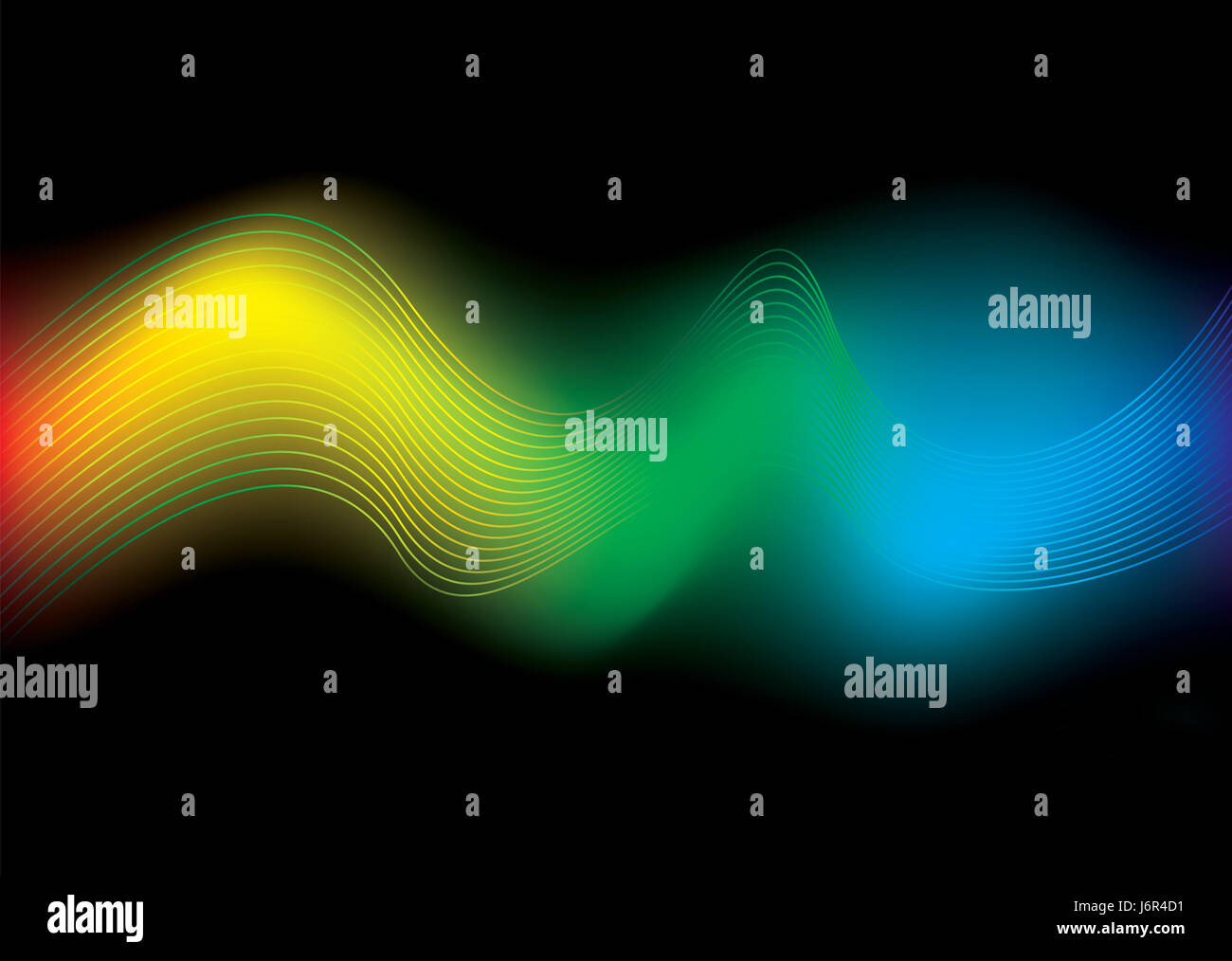 rainbow abstract spectrum abstraction backdrop background wave motion ...