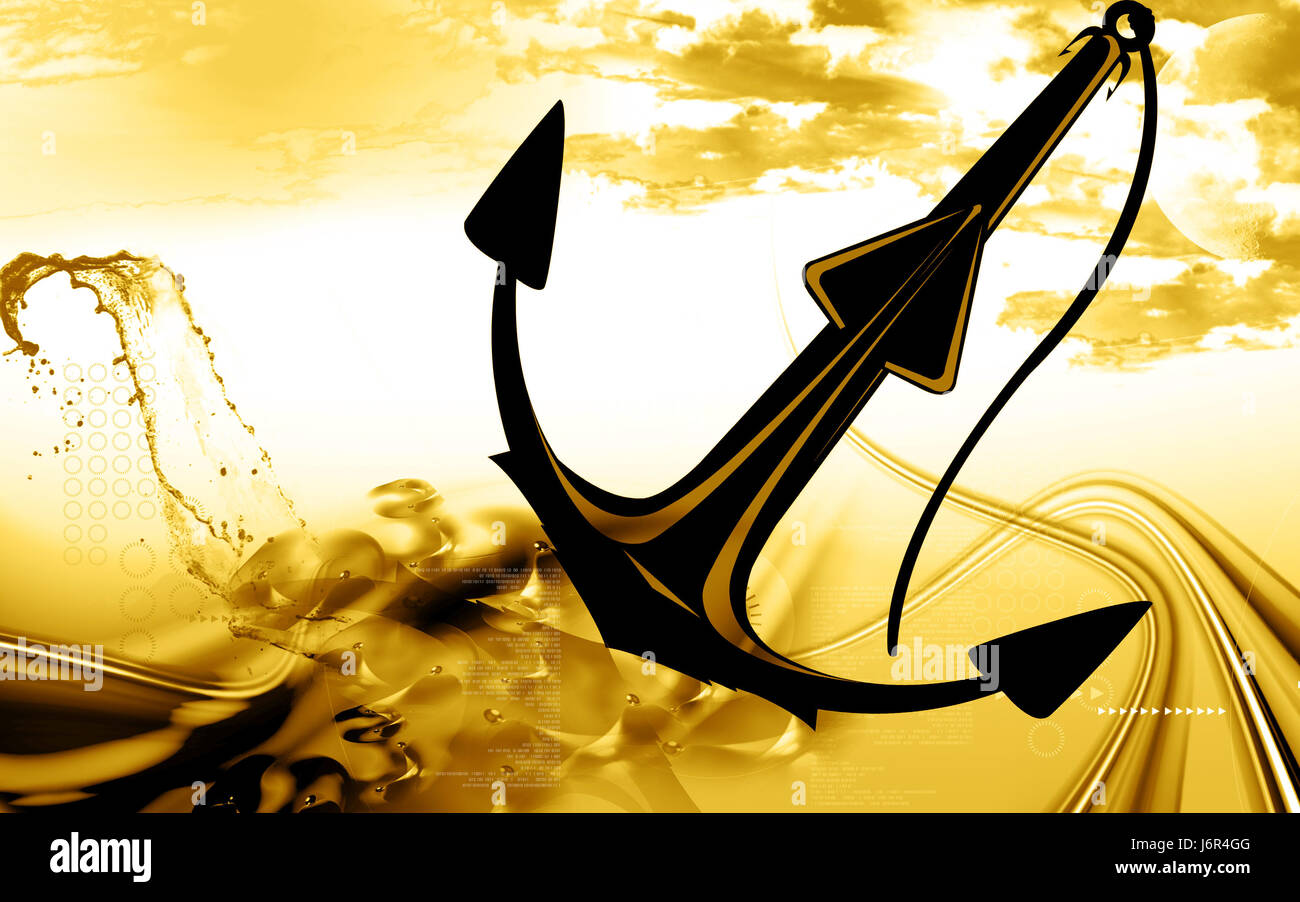 tip peak metal port anchor ship arrow salt water sea ocean water shank