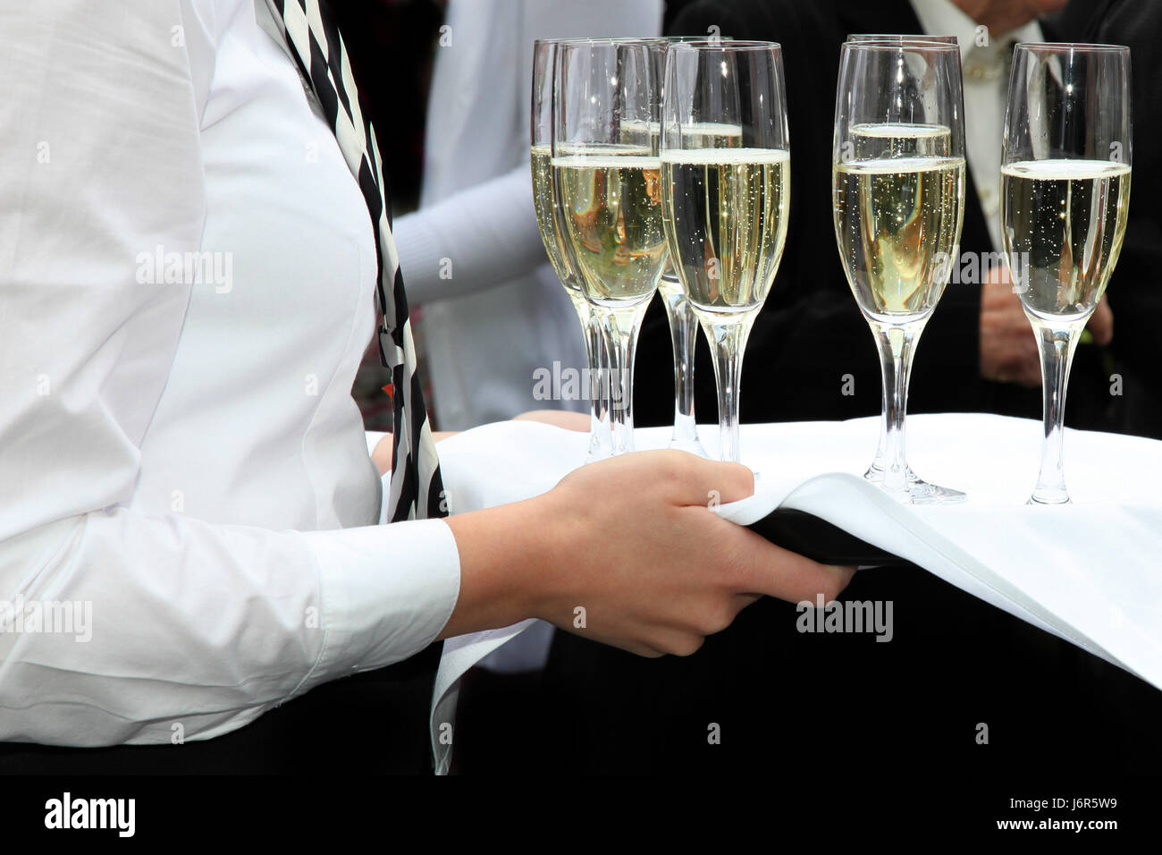 drinks party celebration serve champagne prosecco tray alcoholic