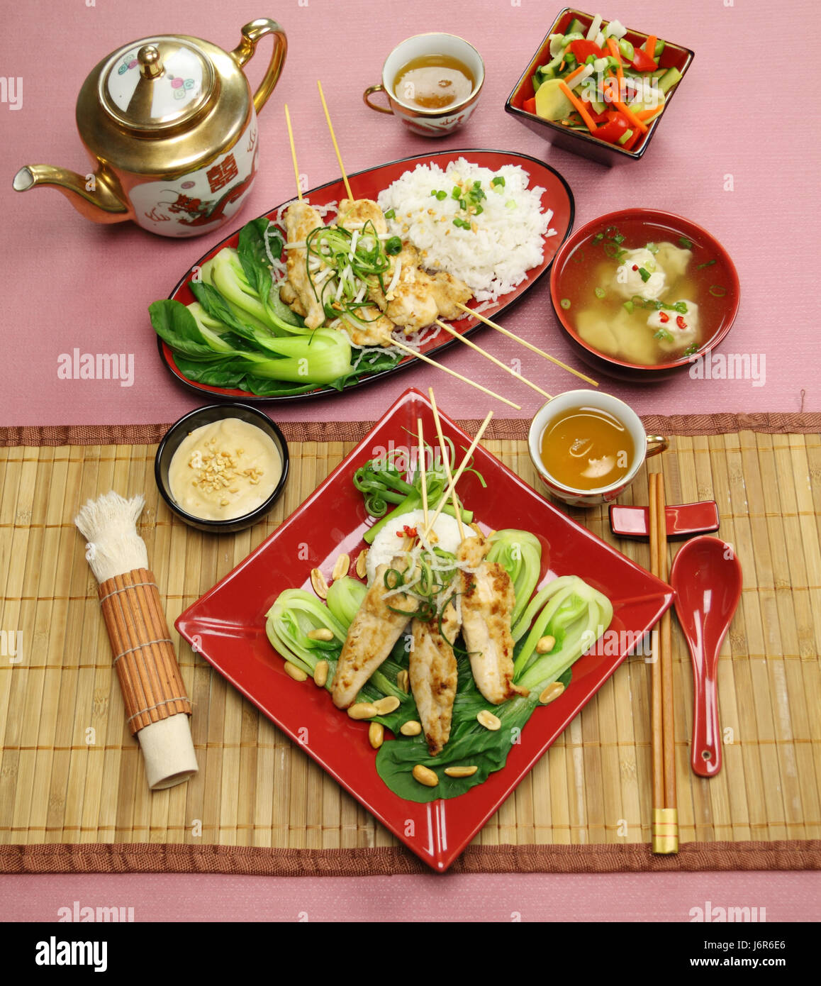 food aliment chinese chicken asian healthy food aliment tea sticks