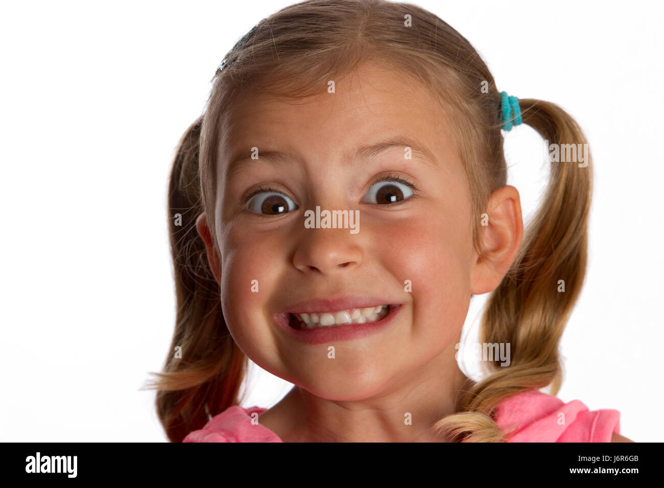teeth strain stretching clench young younger child girl girls female ...