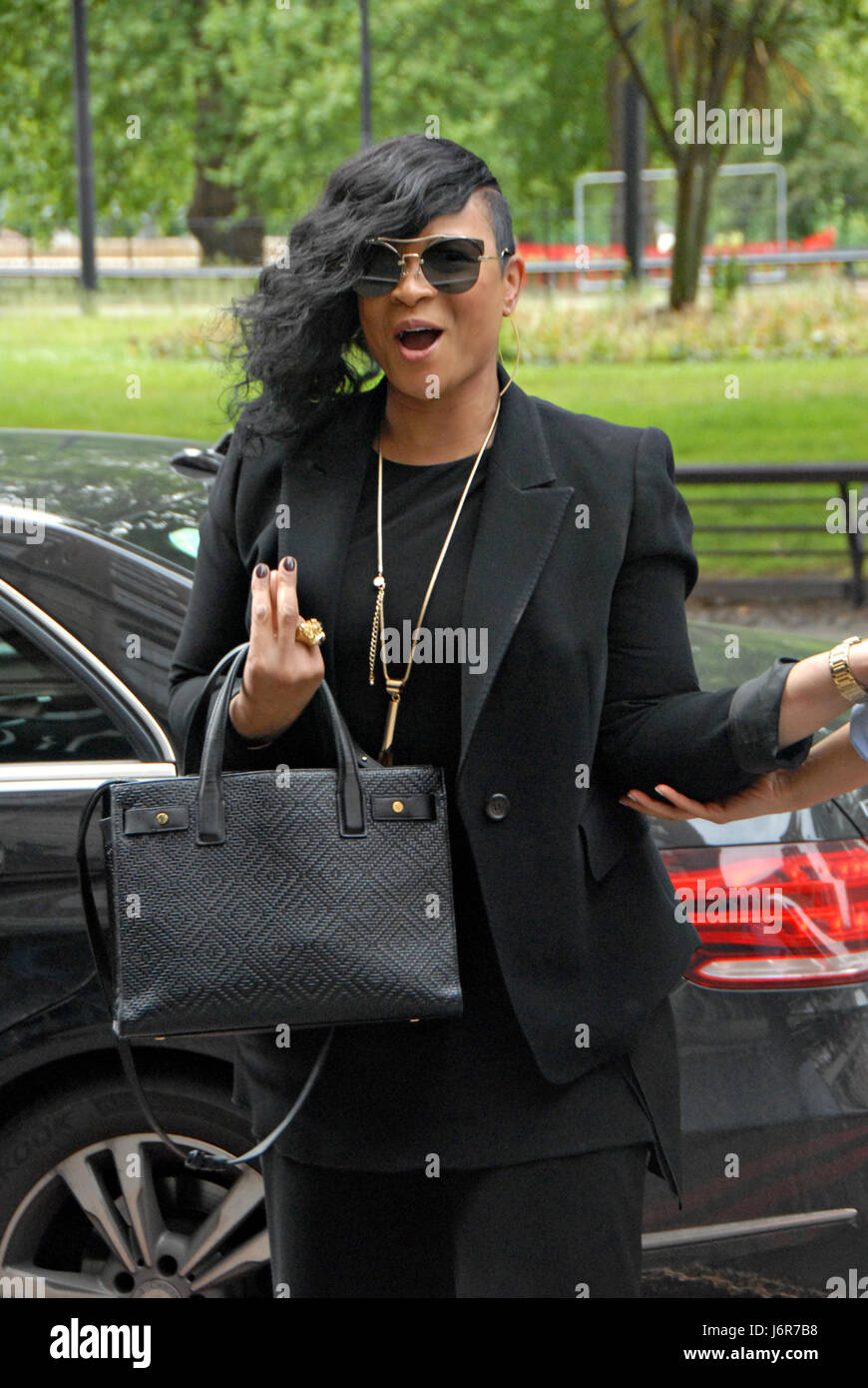 London, UK, 18/05/2017 Gabrielle arrives for the 2017 annual  Ivor Novello at the Cavendish House Hotel in Park Lane. Stock Photo