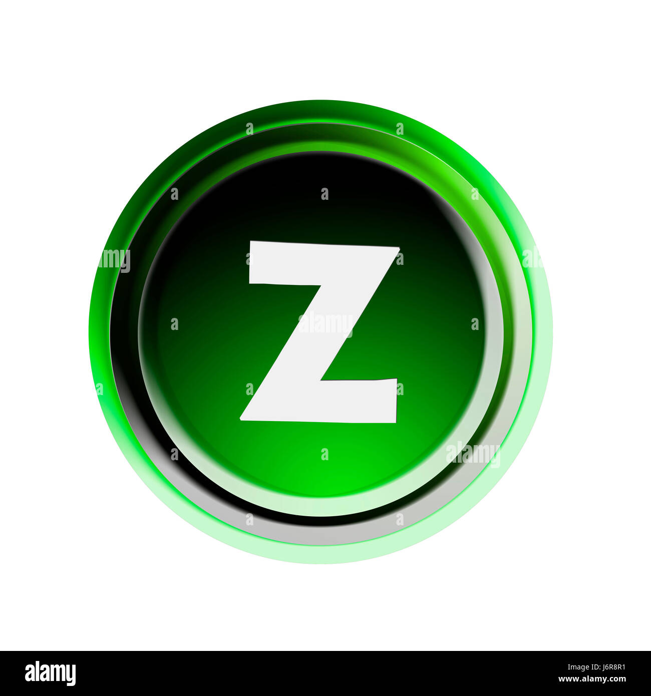button with letter z Stock Photo - Alamy