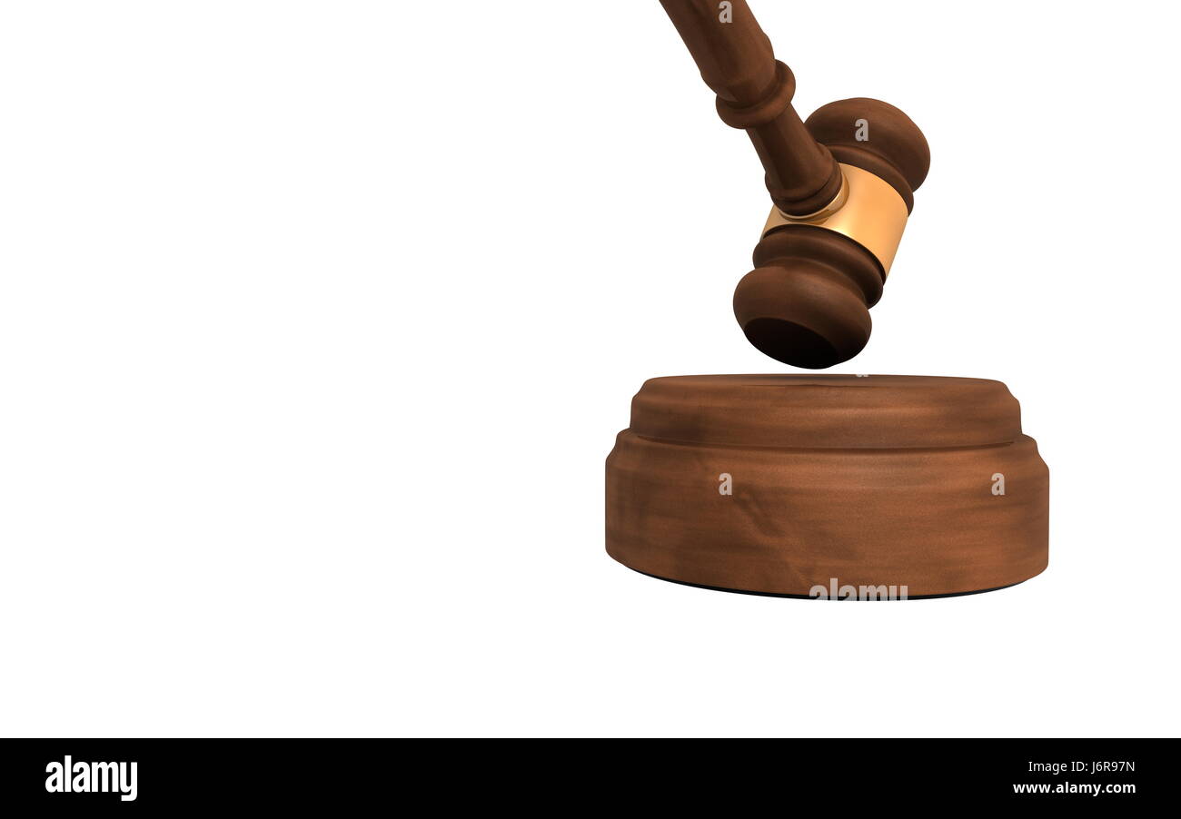 auction judgment verdict adjudication negotiate law justice auction fair judge Stock Photo