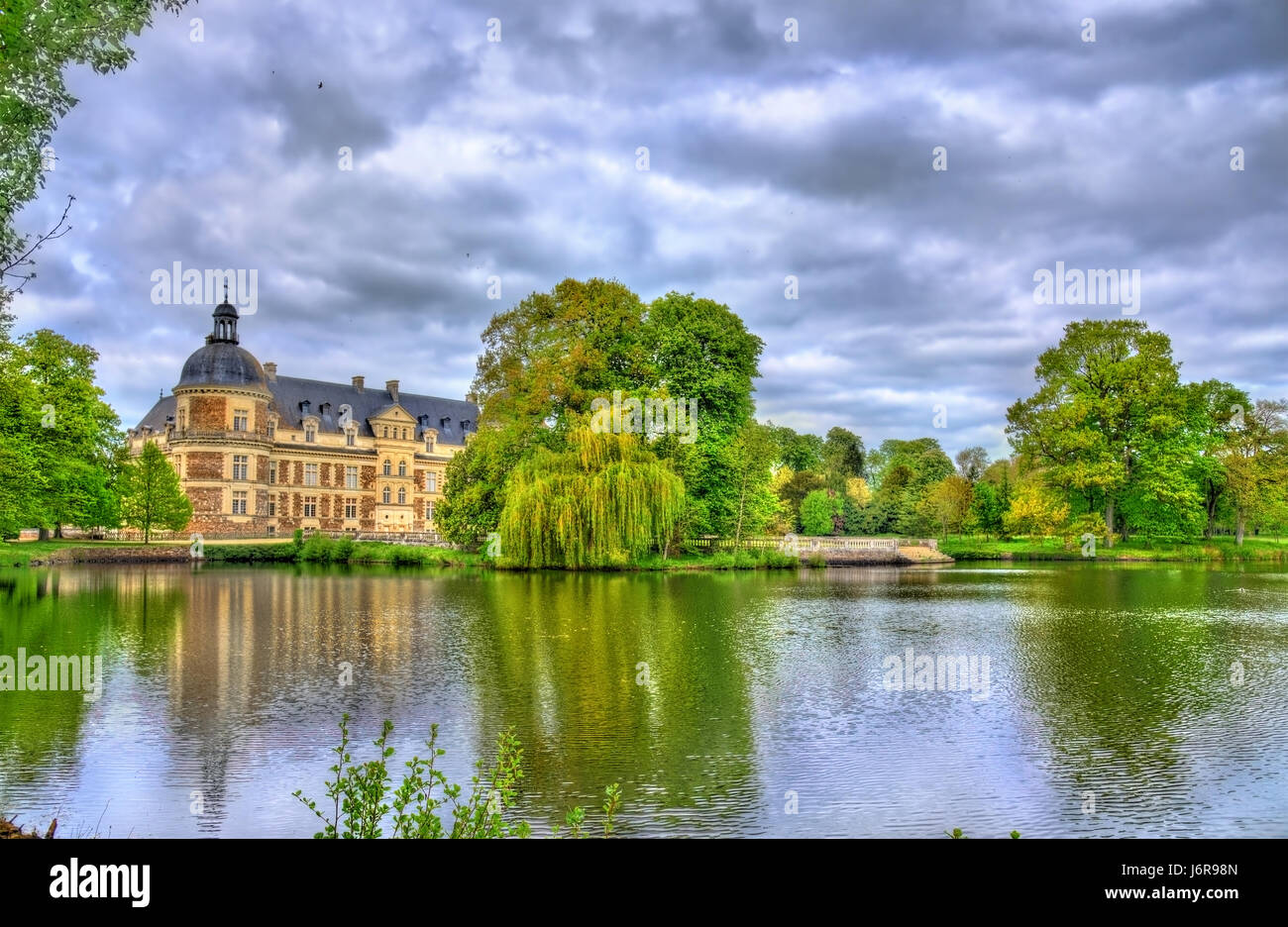 Chateau de Serrant in the Loire Valley, France Stock Photo