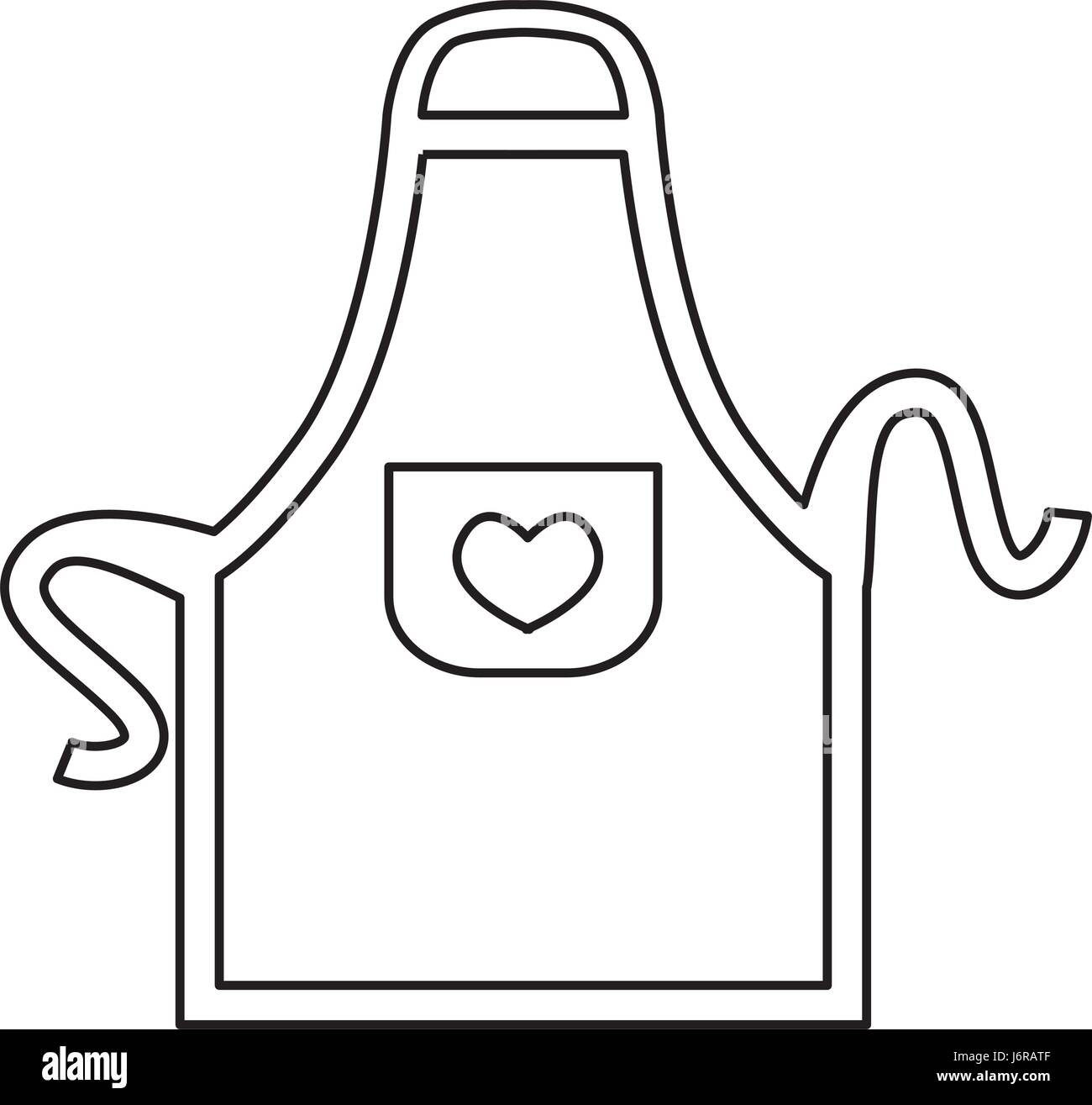apron cooking clothes Stock Vector Image & Art Alamy