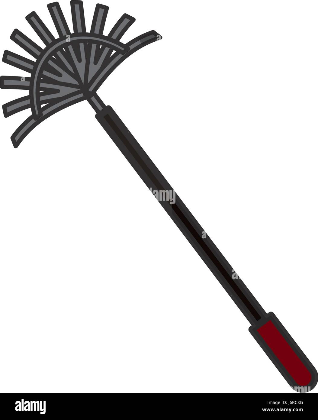 rake garden tool Stock Vector Image & Art - Alamy