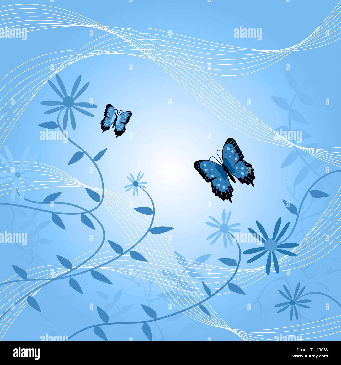 a decoration with fake colored butterflies on a transparent background  Stock Photo - Alamy