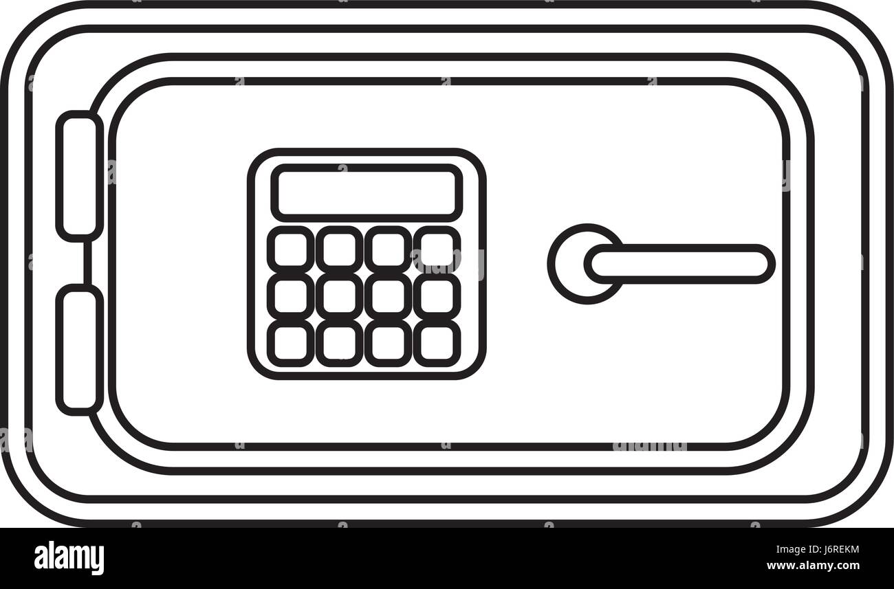 safe deposit strongbox Stock Vector Image & Art - Alamy