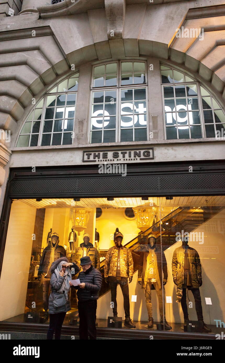 The Sting Store on Regent Street, London, UK Stock Photo - Alamy