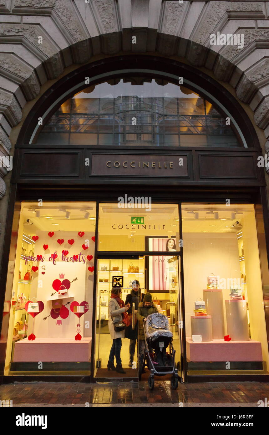 COCCINELLE designer handbag shop on Regent Street, London, UK Stock Photo -  Alamy