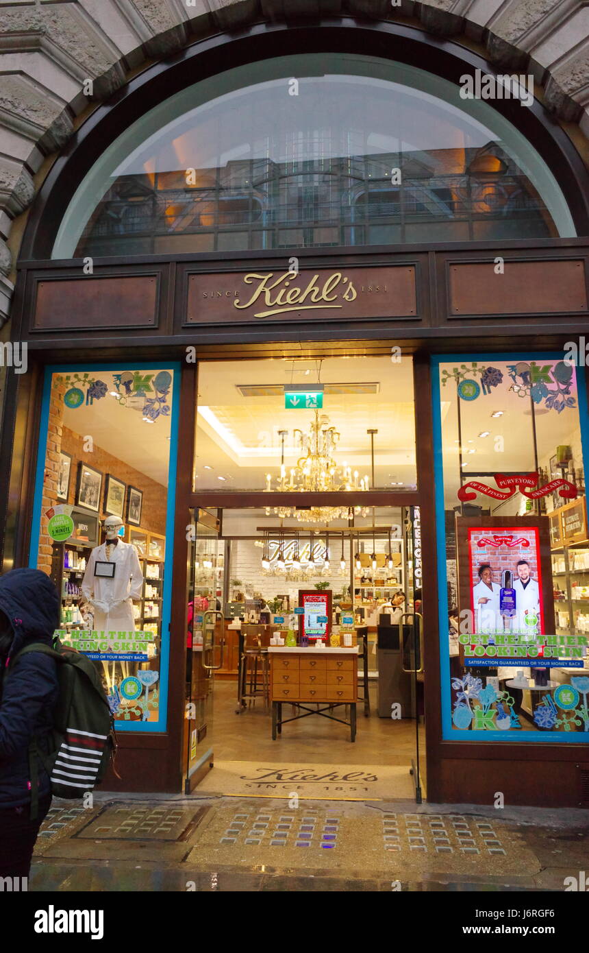 Kiehl's cosmetics shop on Regent Street, London, UK Stock Photo - Alamy