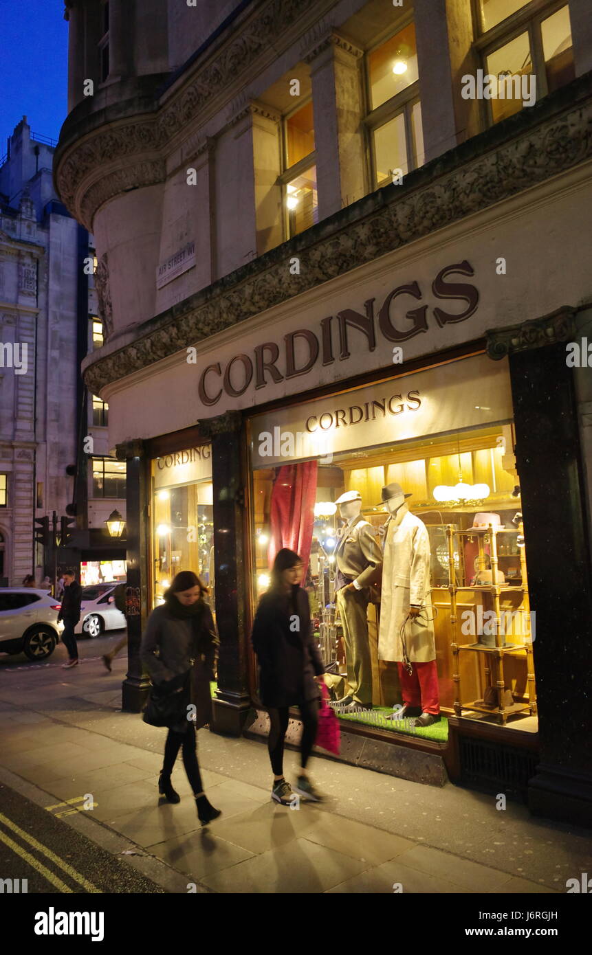 Cordings mens clothing store in London, UK Stock Photo Alamy