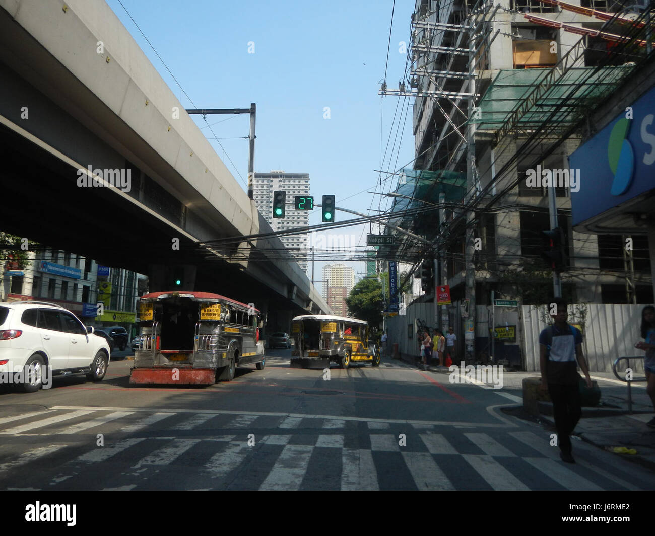 09449 Pedro Gil LRT Station Malate Ermita Manila Streets 13 Stock Photo