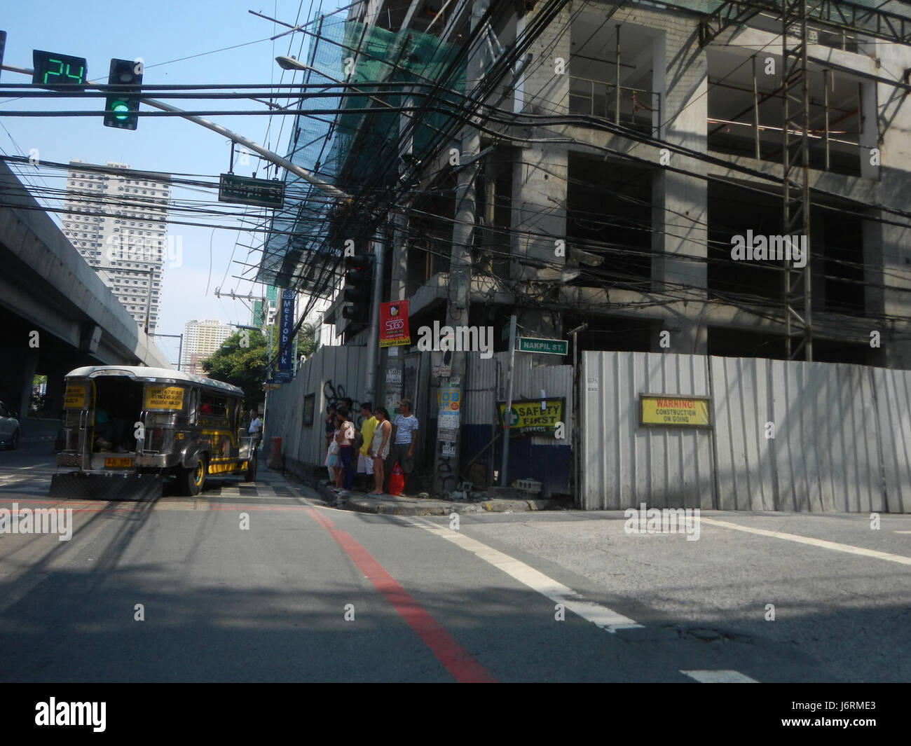 09449 Pedro Gil LRT Station Malate Ermita Manila Streets  14 Stock Photo