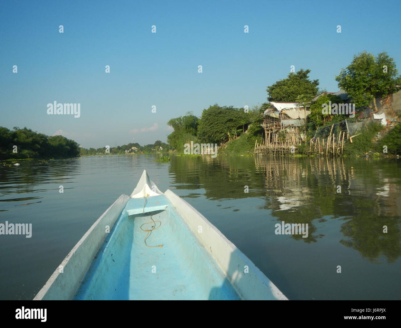 This image captures the riverside districts of Calumpit, Bulacan, and ...